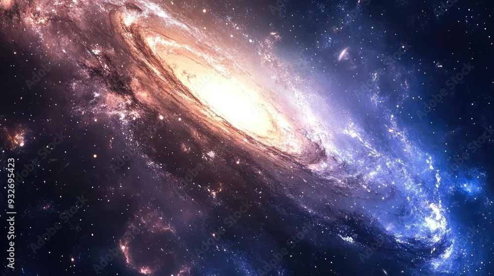 Image of a swirling galaxy with continuous rotation and flow, capturing the grand scale of perpetual motion in space. Image of a swirling galaxy with continuous rotation and flow, capturing the grand scale of perpetual motion in space.