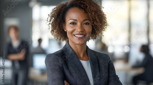 Professional woman smiling ...