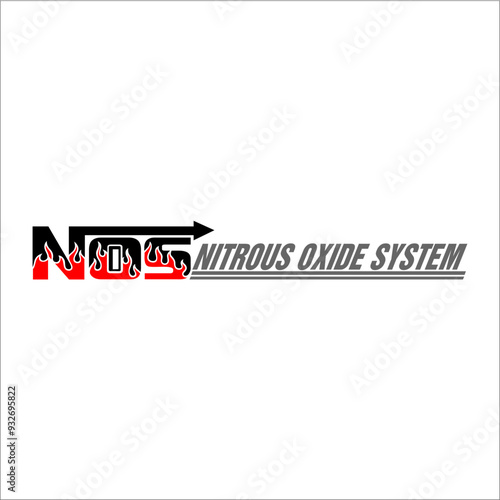 illustration of the writing NOS stands for nitrous oxide system