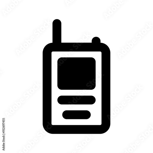 walkie talkie glyph icon