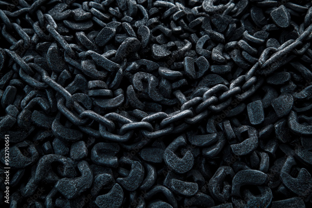 A textured background of black coal pieces with a thick chain interspersed, evoking themes of industry and strength. A textured background of black coal pieces with a thick chain interspersed, evoking themes of industry and strength.