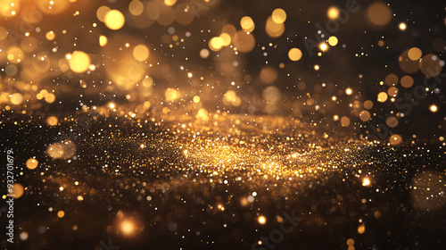 Wallpaper Mural falling glittering confetti texture overlay background for festive event decoration Torontodigital.ca