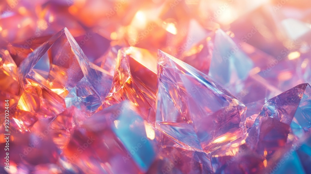 Crystal Abstract Background. Crystal Abstract Background.