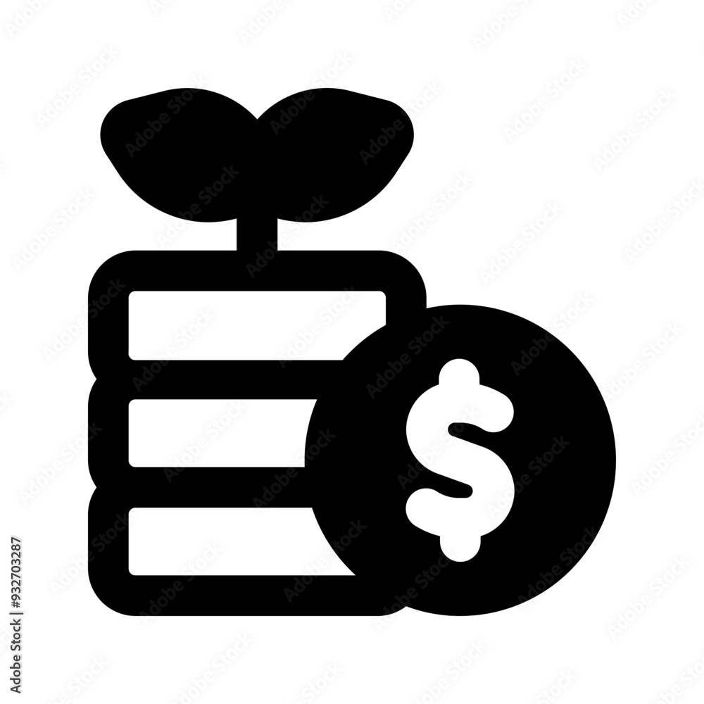 investment glyph icon investment glyph icon