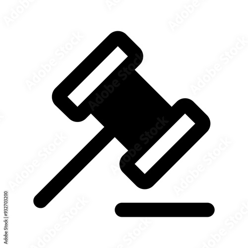 court glyph icon