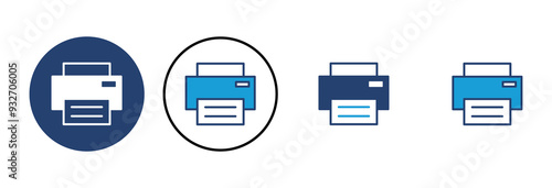 Print icon vector. printer icon vector.
