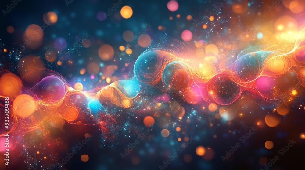 Abstract Glow Background. Abstract Glow Background.