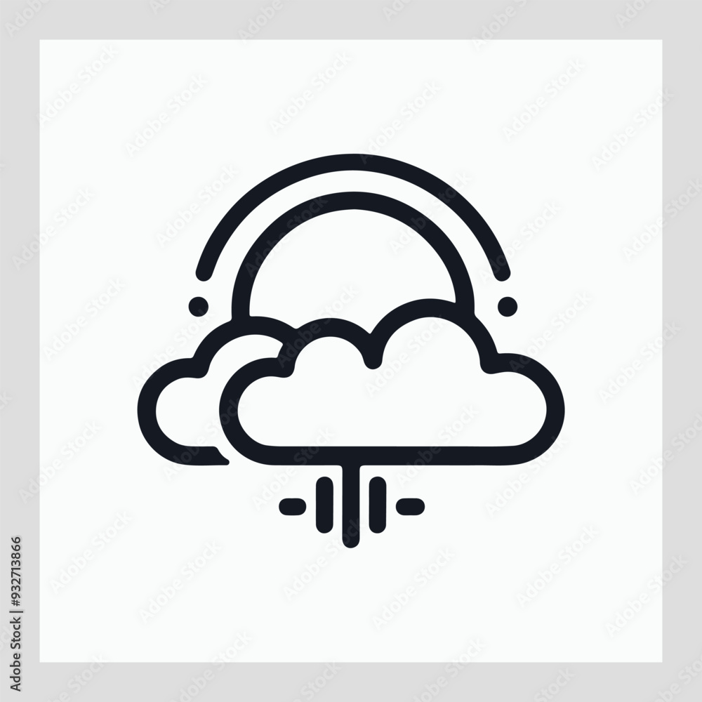 Cloud illustration Cloud illustration