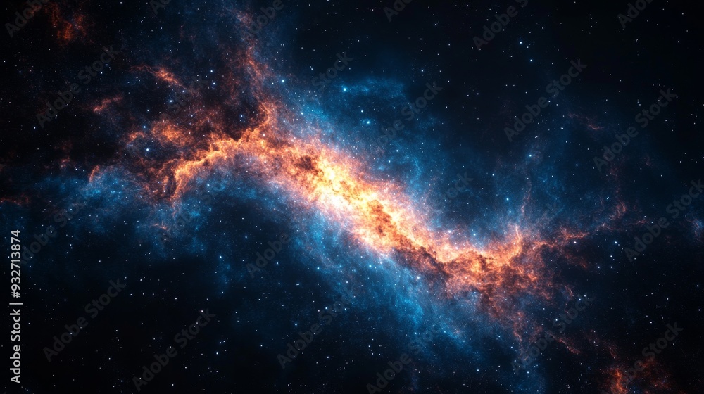 Fototapeta premium Cosmic Nebula.