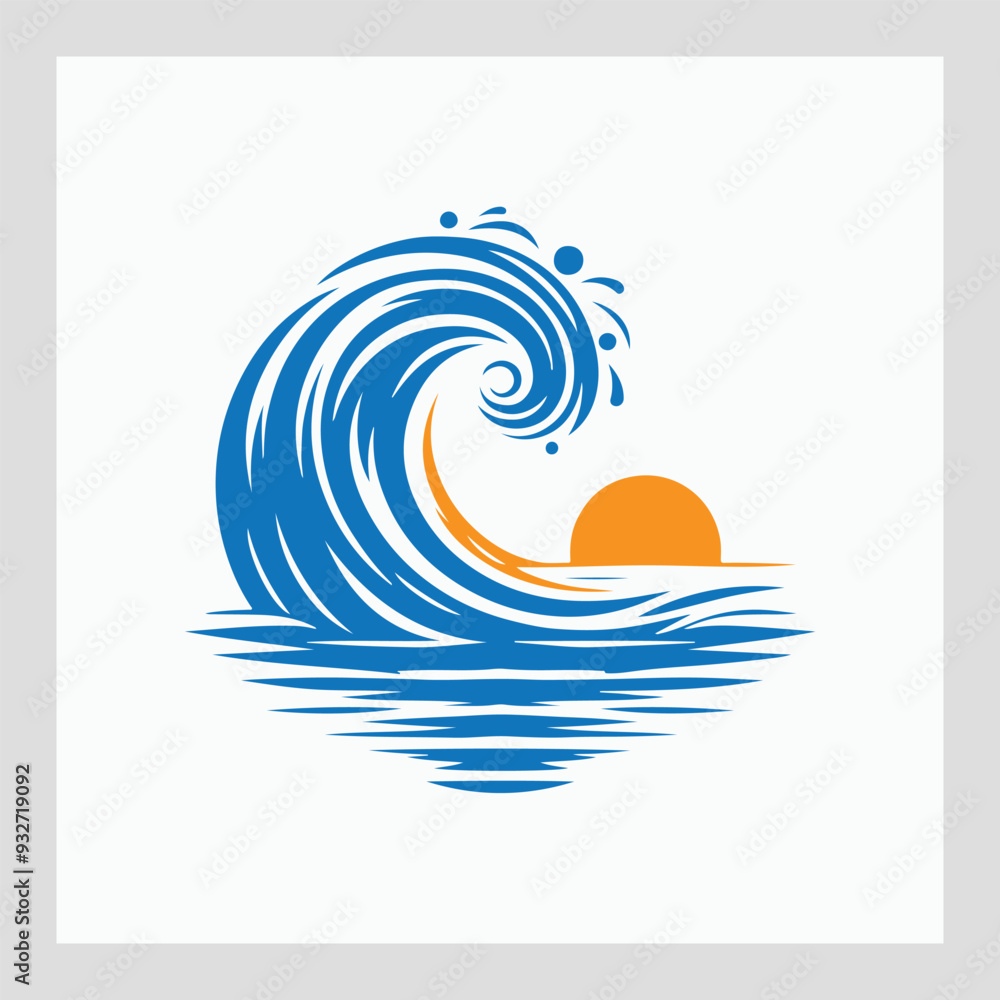 Fototapeta premium Wave Water wave