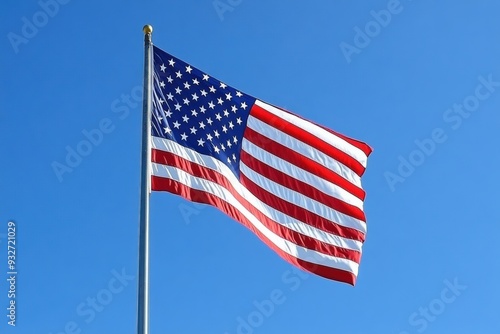 Flag Waves: Photograph the American flag waving in the breeze, emphasizing its symbolism and patriotism.