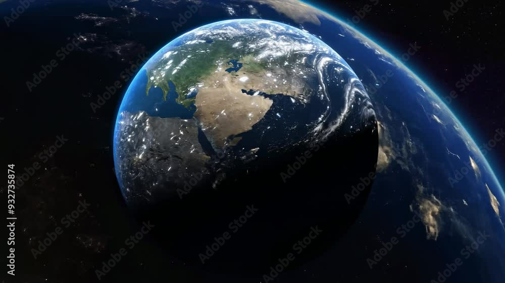 Habitable exoplanet, based on the latest astronomical discoveries. A bustling metropolis buzzes with energy, as futuristic architecture reaches for the sky. FHD footage. Habitable exoplanet, based on the latest astronomical discoveries. A bustling metropolis buzzes with energy, as futuristic architecture reaches for the sky. FHD footage.