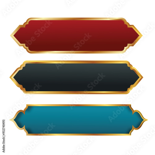 Luxury Islamic Label Ornament