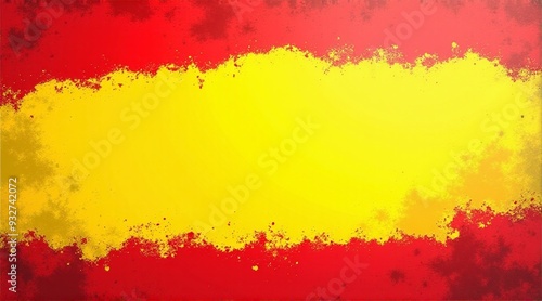 Vibrant splash background featuring the colors of the Spanish flag, ideal for banners and promotional graphics with copy space.