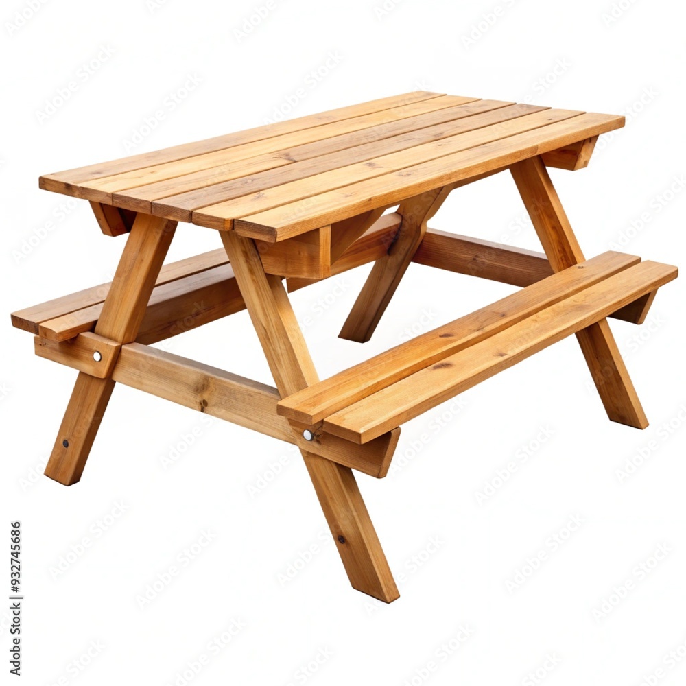 Beautiful Wooden Picnic Table Perfect for Gardens and Backyards to Enjoy Outdoor Meals Beautiful Wooden Picnic Table Perfect for Gardens and Backyards to Enjoy Outdoor Meals