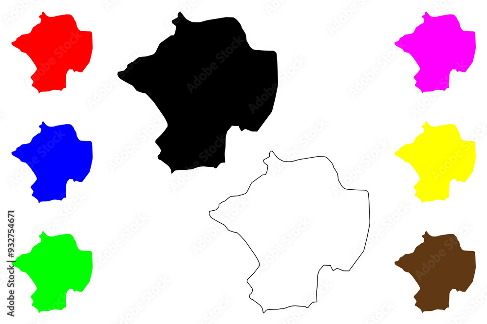 Nigde (Provinces of the Republic of Turkey) map vector illustration, scribble sketch Nigde ili map Nigde (Provinces of the Republic of Turkey) map vector illustration, scribble sketch Nigde ili map