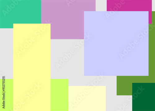 Abstract background with colored boxes