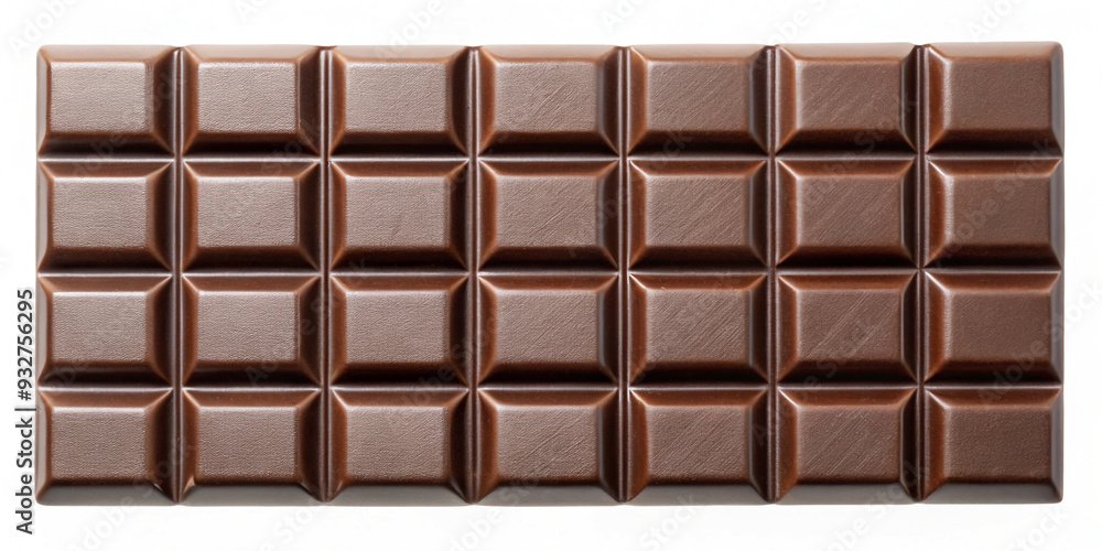 Chocolate bar with clipping path Chocolate bar with clipping path