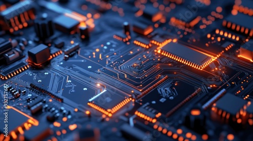 Circuit Board Close-Up