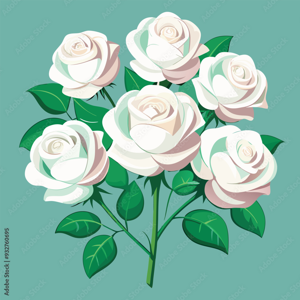 Rose vector illustration graphic Art design. Rose vector illustration graphic Art design.