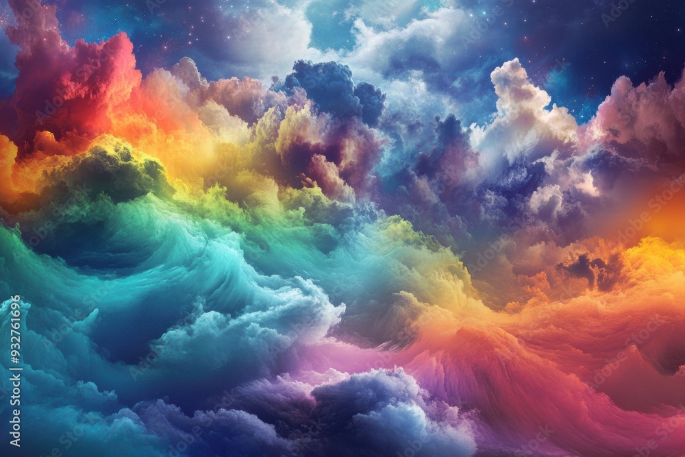 Cloud background with a pastel color Cloud background with a pastel color