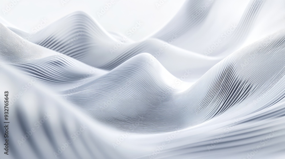 White digital interface with abstract, flowing lines and shapes, creating a sleek and minimalistic design. White digital interface with abstract, flowing lines and shapes, creating a sleek and minimalistic design.