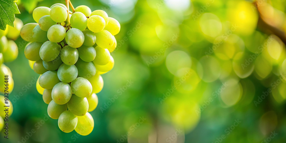Green grape in full depth of field Green grape in full depth of field