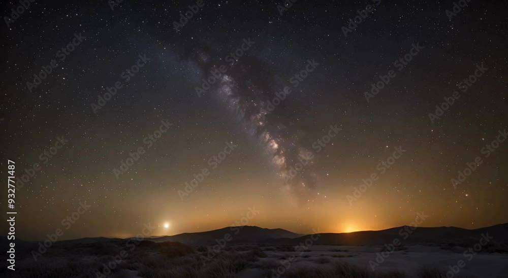 Starry Night Sky with Ash Flecks Dancing Like Fireflies Starry Night Sky with Ash Flecks Dancing Like Fireflies