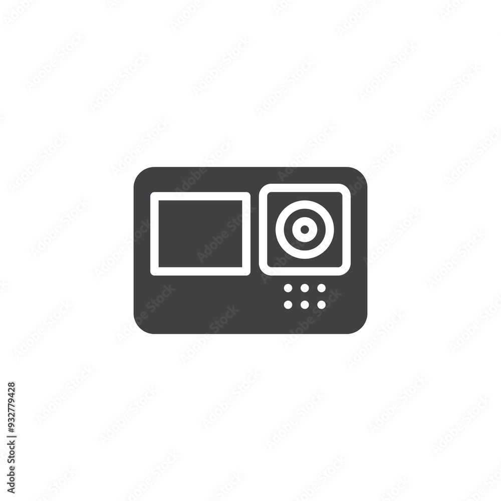 Action Camera vector icon Action Camera vector icon