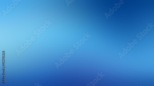 Blue Color Gradient Background with Soft Shading and Tranquil, Soothing Tones