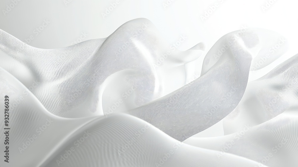 Abstract white digital interface with smooth, flowing elements, offering a minimalistic and futuristic design. Abstract white digital interface with smooth, flowing elements, offering a minimalistic and futuristic design.