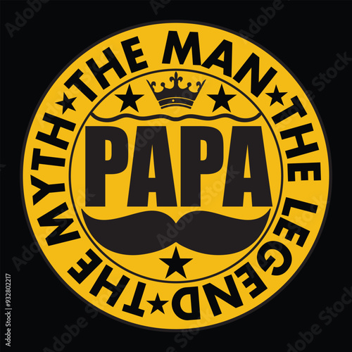 Father day best t-shirt design  photo