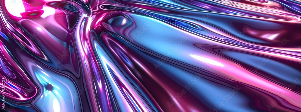 3d abstract background, iridescent design, liquid petrol surface. 3d abstract background, iridescent design, liquid petrol surface.