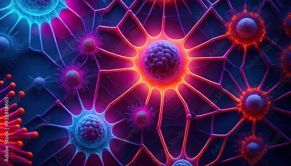 Naklejka premium 3d rendered illustration of a virus