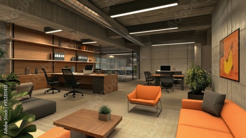 Modern office Interior Design photo