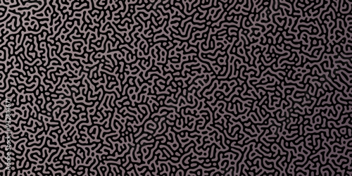 Abstract Reaction-diffusion or Turing pattern natural texture in purple dark gradient colour scheme. Linear design with biological shapes. Organic lines in memphis. abstract turing organic wallpaper.	
