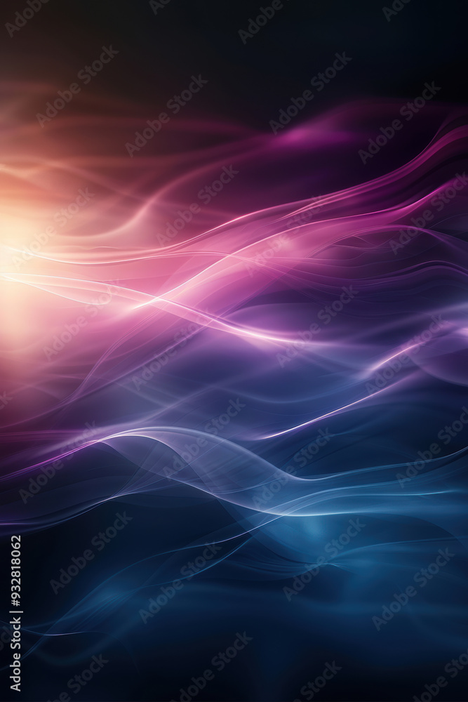 Futuristic Soft Light Waves Futuristic Soft Light Waves