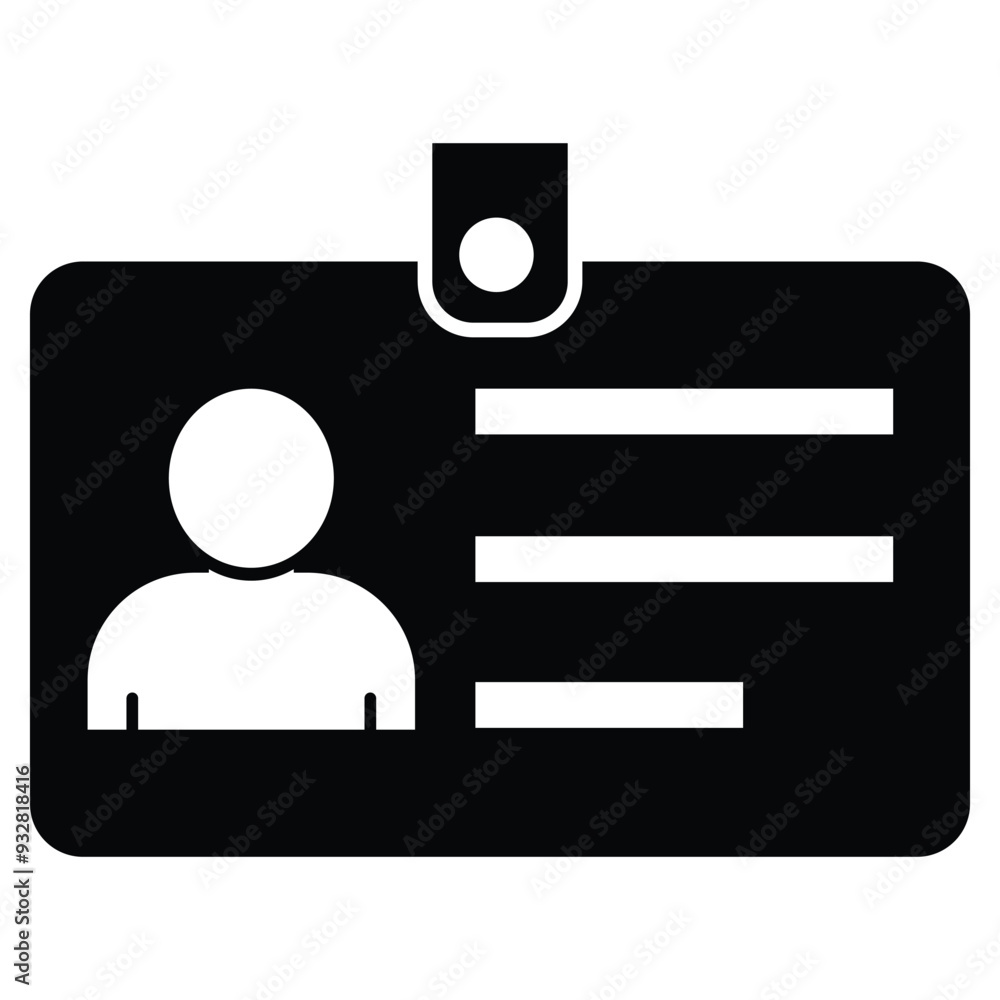 Name, identification, profile icon Name, identification, profile icon