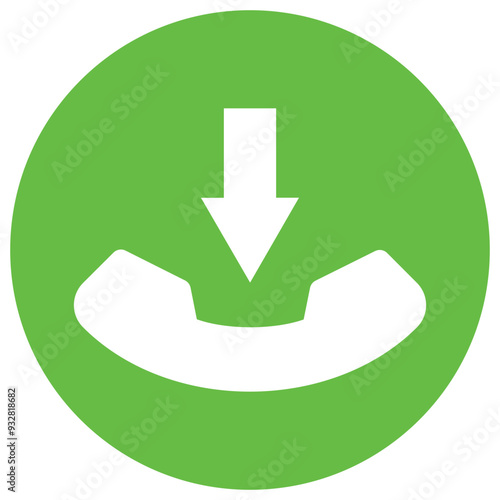 Phone, call, incoming icon
