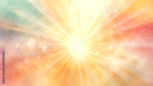 Abstract Radiance with Bokeh Lights