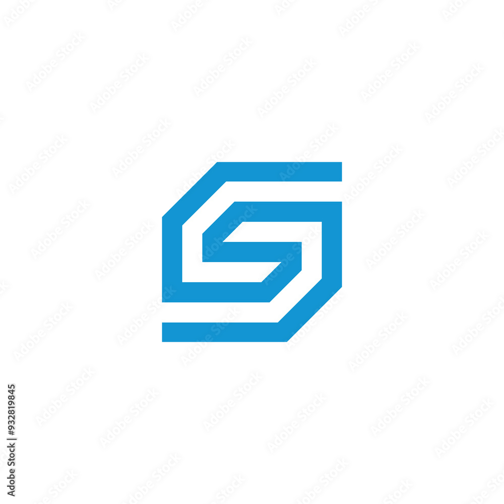 Abstract Geometric Letter S Logo design vector template Abstract Geometric Letter S Logo design vector template