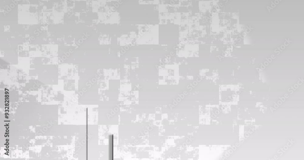 Textile moving along with hexagon clean soft rings in side 4K asmr smooth bg. Minimal grid pattern seamless architecture presentation starting video. Mosaic beautiful seamless loop honeycomb structure