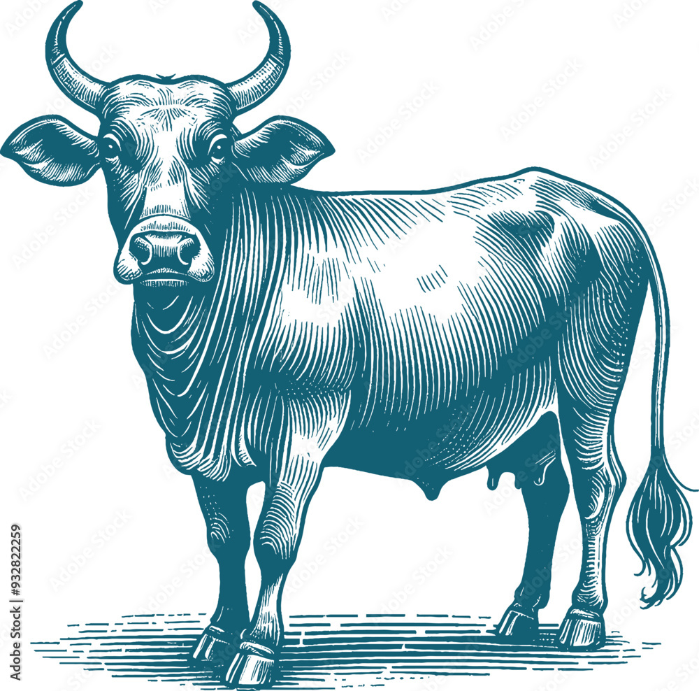 Fototapeta premium cow vector