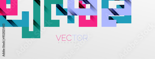 Color bend lines with shadow texture effect. Vector Illustration For Wallpaper, Banner, Background, Card, Book Illustration, landing page
