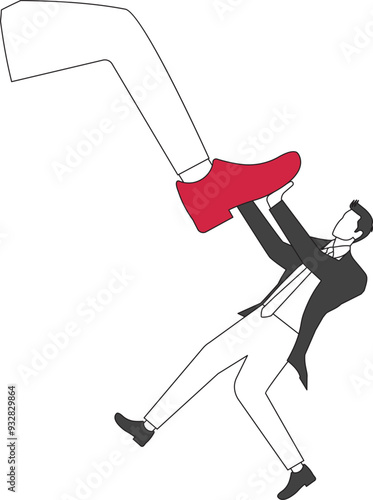 Physical Pressure, Debt, Over-Burdened, Physical Pressure, Businessman