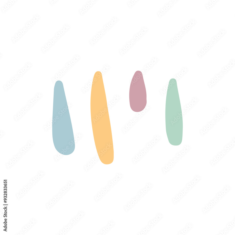 Pastel Watercolor Paint Streaks Pastel Watercolor Paint Streaks