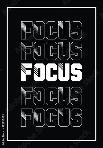 background focus text