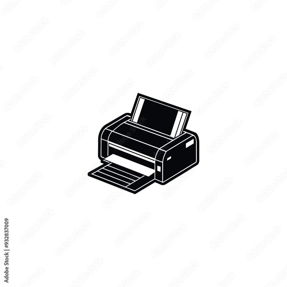 printer isolated on white printer isolated on white