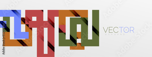 Color bend lines with shadow texture effect. Vector Illustration For Wallpaper, Banner, Background, Card, Book Illustration, landing page