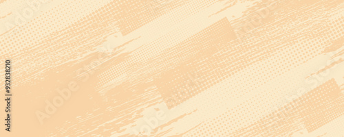 abstract grunge texture and halftone banner design